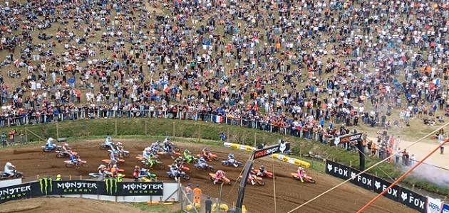 Départ manche qualificative Grand Prix France MX2